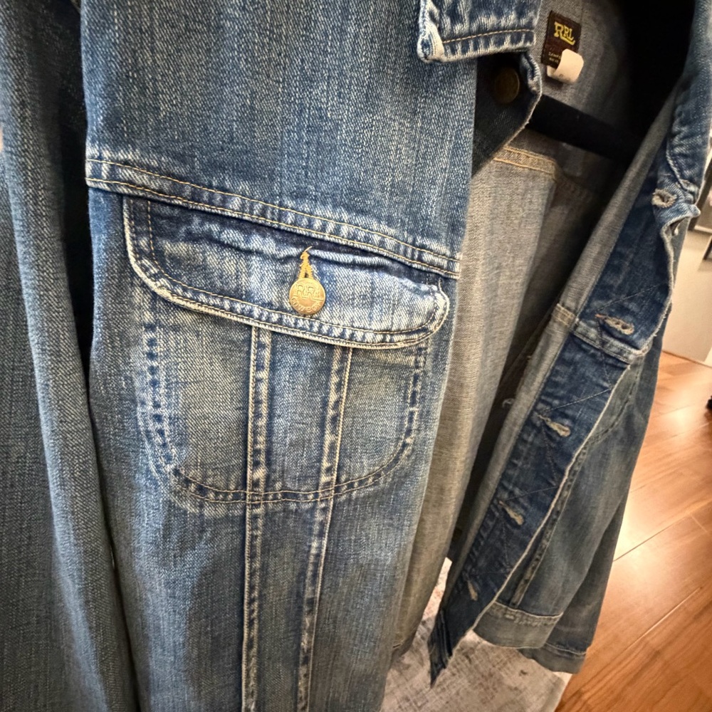 Ralph Lauren Men's Denim Jacket size XXL TTG - Picture 4 of 14